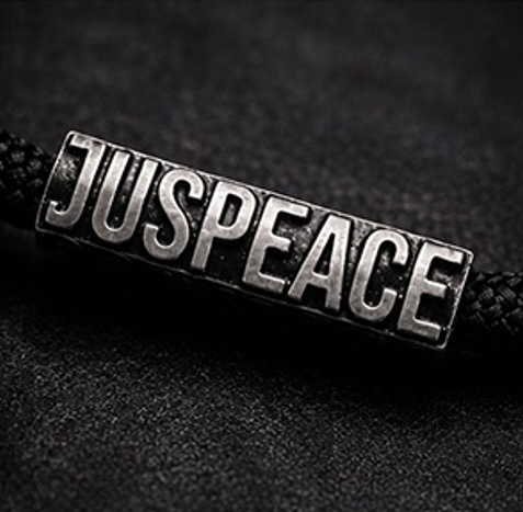 JUSPEACE 각인 클로즈업